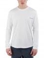 lycra cu maneci lungi pt. barbati Fundango Maurice Long Rashguard alb 1