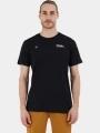 tricou cu maneci scurte pt. barbati Fundango Compass Graphic-T negru 1