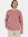 tricou cu maneci lungi pt. barbati Fundango Surfer Graphic-T roz 1