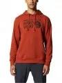 pulover cu gluga pt. barbati Mountain Hardwear MHW Logo Pullover Hoody portocaliu 1