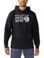 pulover cu gluga pt. barbati Mountain Hardwear MHW Logo Pullover Hoody negru 1