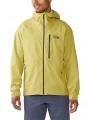 haine de ploaie pt. barbati Mountain Hardwear Stretch Ozonic Jacket galben 1