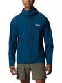 haine de ploaie pt. barbati Mountain Hardwear Stretch Ozonic Jacket albastru 1