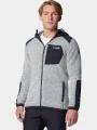 pulover polar pt. barbati Columbia Arctic Crest Sherpa Full Zip alb 1