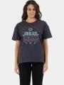 tricou cu maneci scurte pt. femei Fundango Sunshine Surf-T negru 1