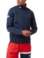 pulover polar pt. barbati Helly Hansen Crew Fleece Jacket albastru inchis 1