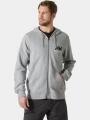 pulover cu gluga pt. barbati Helly Hansen Hh Logo Full Zip Hoodie 2.0 gri 1