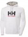 pulover cu gluga pt. barbati Helly Hansen Hh Logo Hoodie alb 1