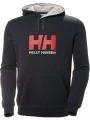 pulover cu gluga pt. barbati Helly Hansen Hh Logo Hoodie albastru inchis 1
