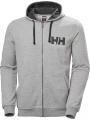 pulover cu gluga pt. barbati Helly Hansen Hh Logo Full Zip Hoodie gri 1