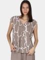 tricou fara maneci pt. femei Luhta Luhta Hosio maro 1