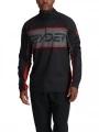 pulover pt. barbati Spyder Paramount 1/2 Zip negru 1