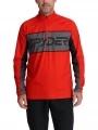 pulover pt. barbati Spyder Paramount 1/2 Zip rosu 1