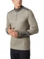 top lenjerie de corp pt. barbati Helly Hansen Lifa Merino Midweight 1/2 Zip gri 1