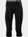 pantaloni de corp pt. barbati Helly Hansen Lifa Merino Midweight 3/4 Pant negru 1