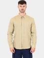 camasa cu maneci lungi pt. barbati Timberland TFO Cotton/Linen Long Sleeve Shirt oliv 1