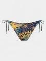 chiloti bikini pt. femei Barts Mahn Tanga albastru inchis 1