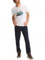 tricou cu maneci scurte pt. barbati TBS Caseytee alb 1
