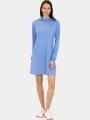 rochie pulover pt. femei Fjallraven Abisko Sun-hoodie Dress W albastru 1