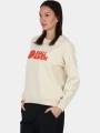 pulover pt. femei Fjallraven Fjällräven Logo Sweater W nisip 1