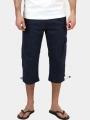 pantaloni trei sferturi pt. barbati TBS Fuppacou albastru inchis 1