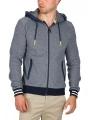 pulover cu gluga pt. barbati TBS Kylanzip albastru inchis 1