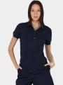 tricou cu guler pt. femei Musto W Ess Pique Polo albastru inchis 1