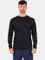tricou cu maneci lungi, pentru sport pt. barbati Musto M Evo Crew Sunblock Ls Tee negru 1