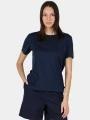 tricou pentru sport, cu maneci scurte pt. femei Musto W Evo Crew Sunblock Ss Tee albastru inchis 1