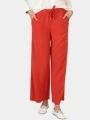 pantaloni lungi pt. femei TBS Myrnopan rosu 1