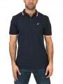 tricou cu guler pt. barbati Nautica Platte Polo Shirt albastru inchis 1