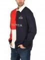 tricou cu maneci lungi si guler pt. barbati Nautica Nolan Rugby Shirt albastru inchis 1