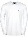 tricou cu maneci lungi pt. barbati Nautica Larry LS T-shirt alb 1