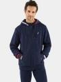 pulover cu gluga pt. barbati Nautica Francis FZ Hoody albastru inchis 1