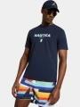 tricou cu maneci scurte pt. barbati Nautica Bruckner T-Shirt albastru inchis 1