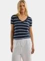tricou cu maneci scurte pt. femei Nautica Hosta T-Shirt albastru inchis 1