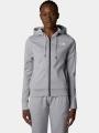 pulover cu gluga pt. femei The North Face W Reaxion Fleece F/Z Hoodie gri 1