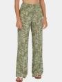 pantaloni lungi pt. femei O'Neill Johnny Smocked Waist Pants verde 1