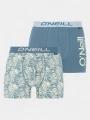 indispensabili pt. barbati O'Neill O'Neill Men Boxershorts Dipped Leaf 2-Pack albastru 1