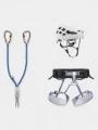 set via ferrata Petzl Via Ferrata Vertigo Kit 2 negru 1