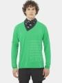 tricou cu maneci lungi, pentru sport pt. barbati Salomon Sense Aero Graphic verde 1