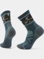ciorapi pentru drumetii Smartwool Hike Light Cushion Soaring Print Mid Crew Socks albastru 1