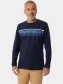tricou cu maneci lungi pt. barbati TBS Tarantee albastru inchis 1
