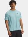 tricou pentru sport, cu maneci scurte pt. barbati Under Armour UA Tech Textured SS albastru 1