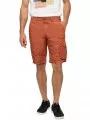 pantaloni scurti cu buzunare laterale pt. barbati TBS Valenber portocaliu 1