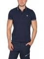 tricou cu guler pt. barbati TBS Yvanepol albastru inchis 1